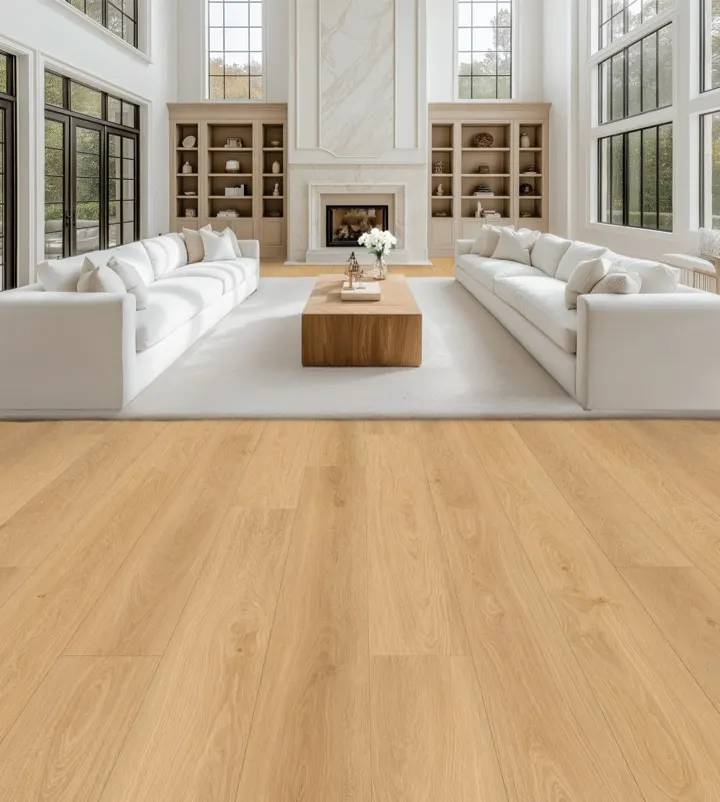 Aurora waterproof laminate flooring shown in a room setting
