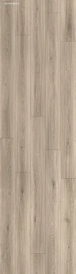 Closeup of an Opulux Heritage waterproof laminate plank showing wood grain