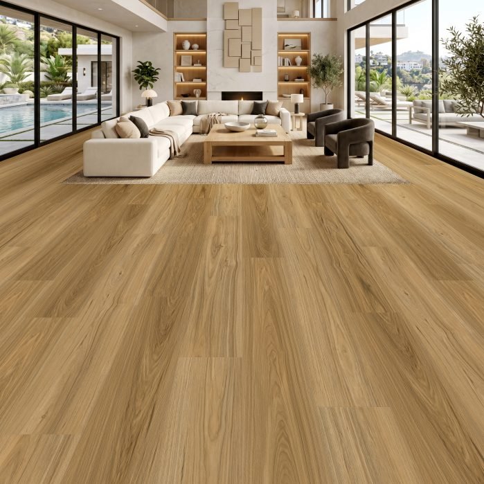Harmony waterproof laminate flooring shown in a room setting