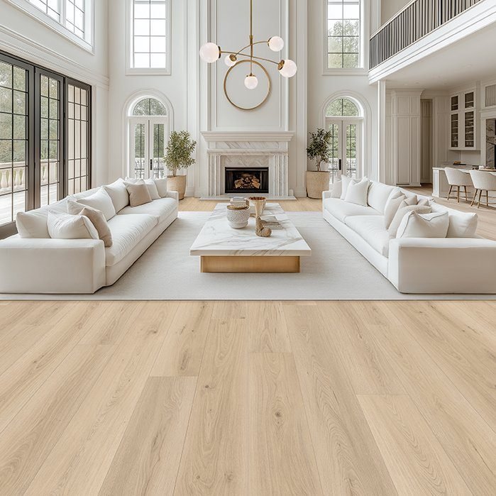 Moda waterproof laminate flooring shown in a room setting