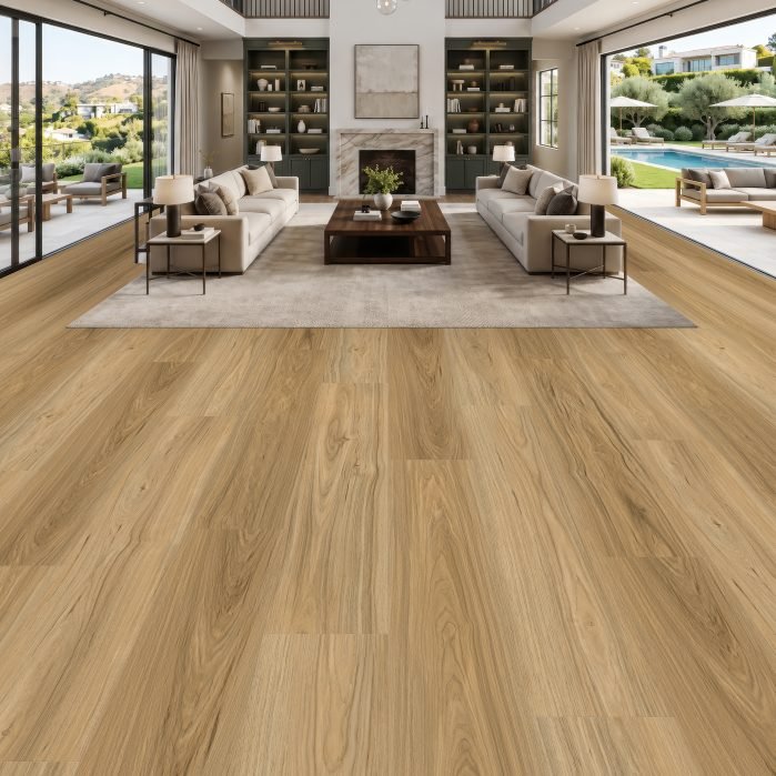 Opaline waterproof laminate flooring shown in a room setting