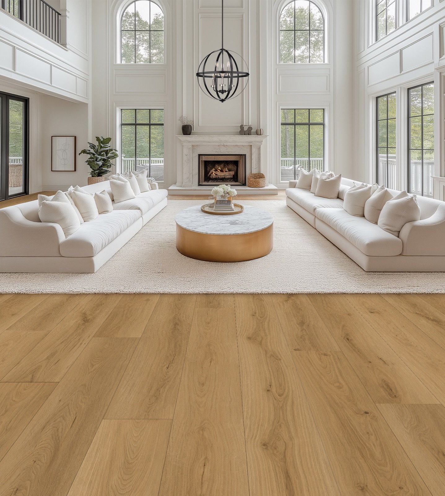 Opulux Vogue waterproof laminate flooring in a styled interior